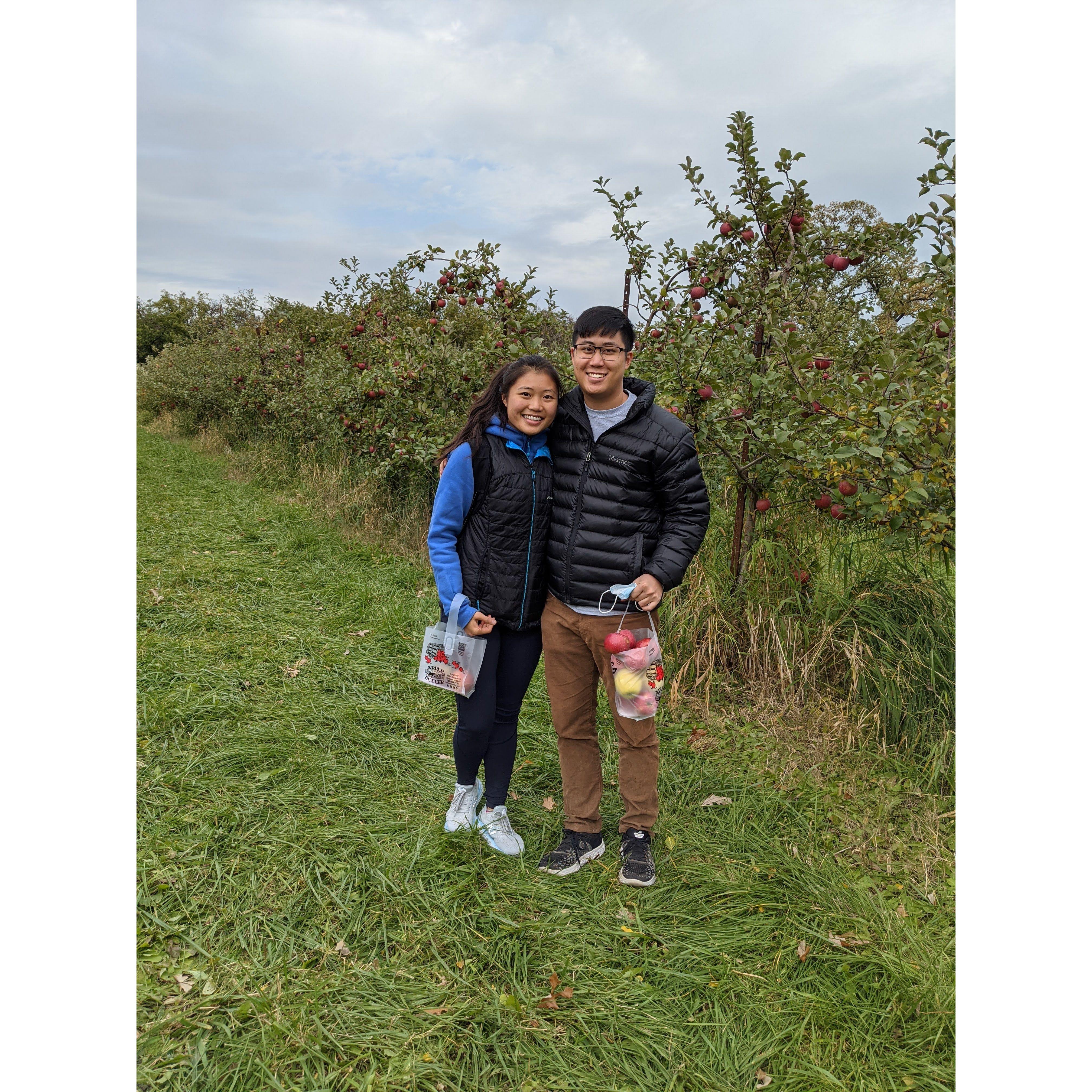 Wisconsin apple picking (2020)