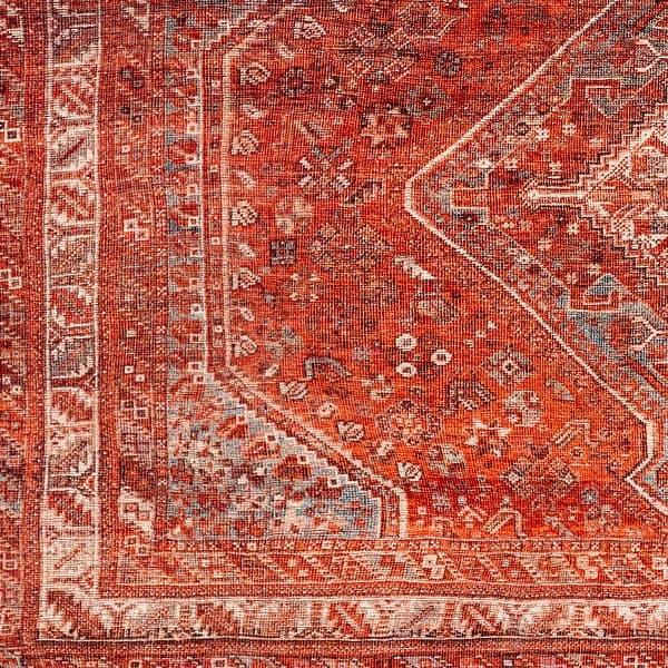 Mr. Kate Annie Distressed Medallion Washable Area Rug - 5'3" x 7'3" - Red/Blue