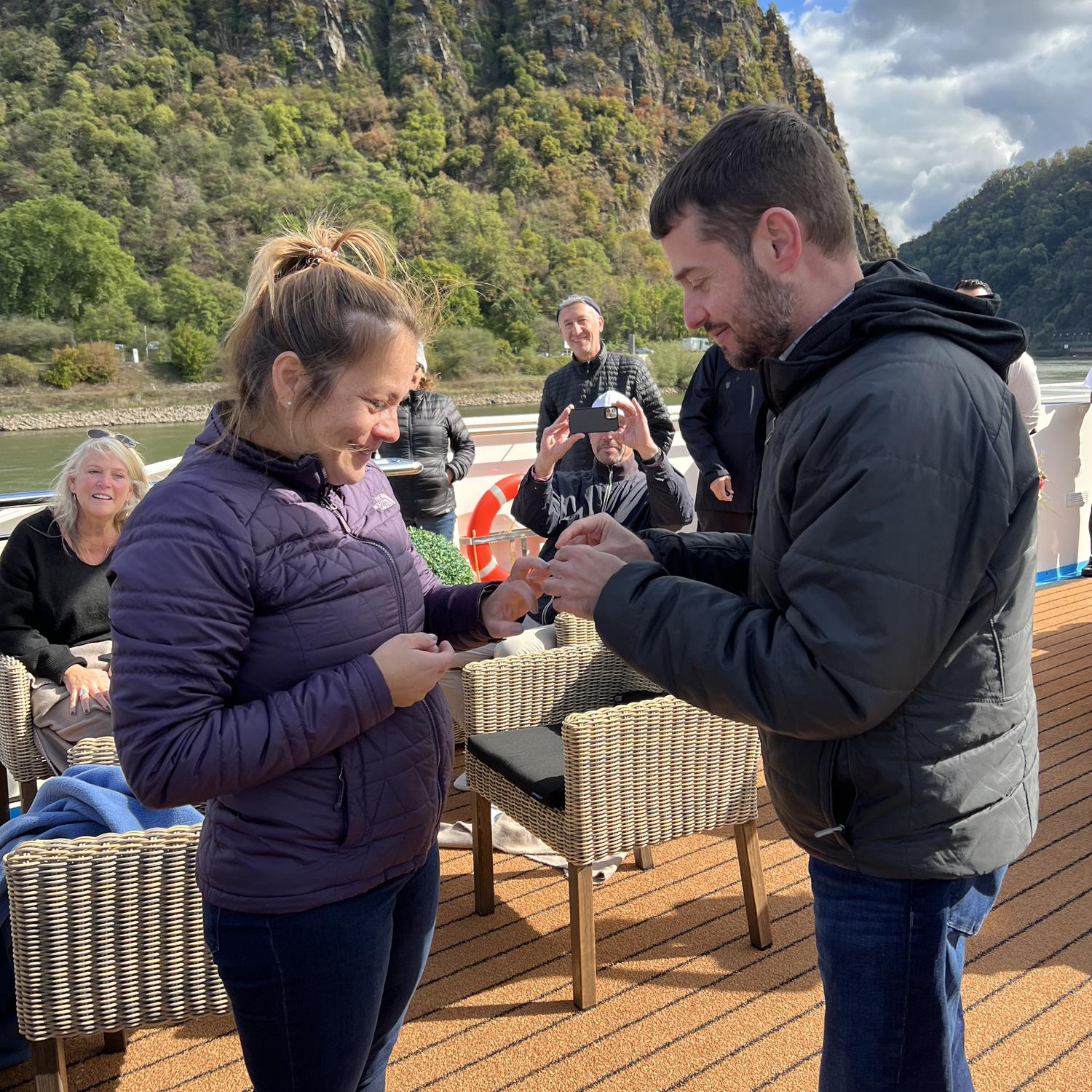 The Proposal! On the Rhine