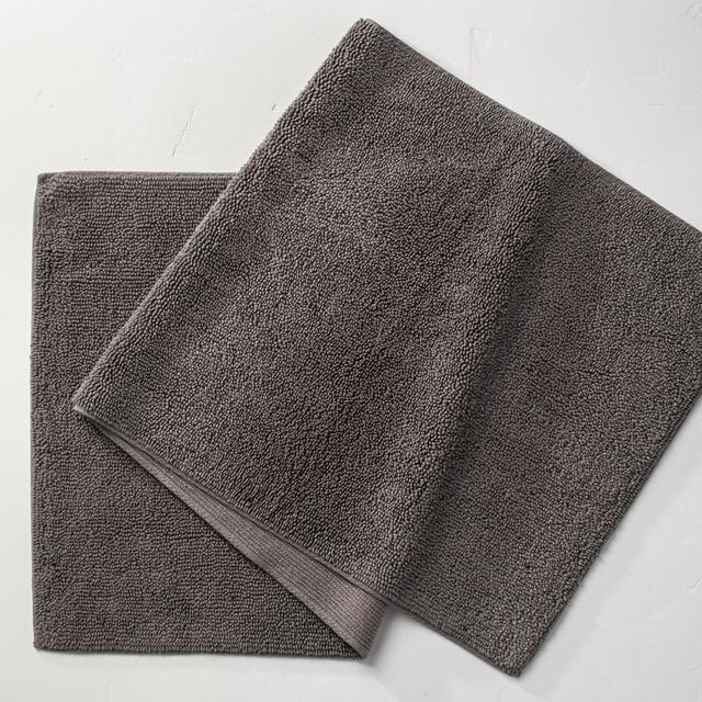 24"x60" Looped Bath Runner Dark Gray - Casaluna™