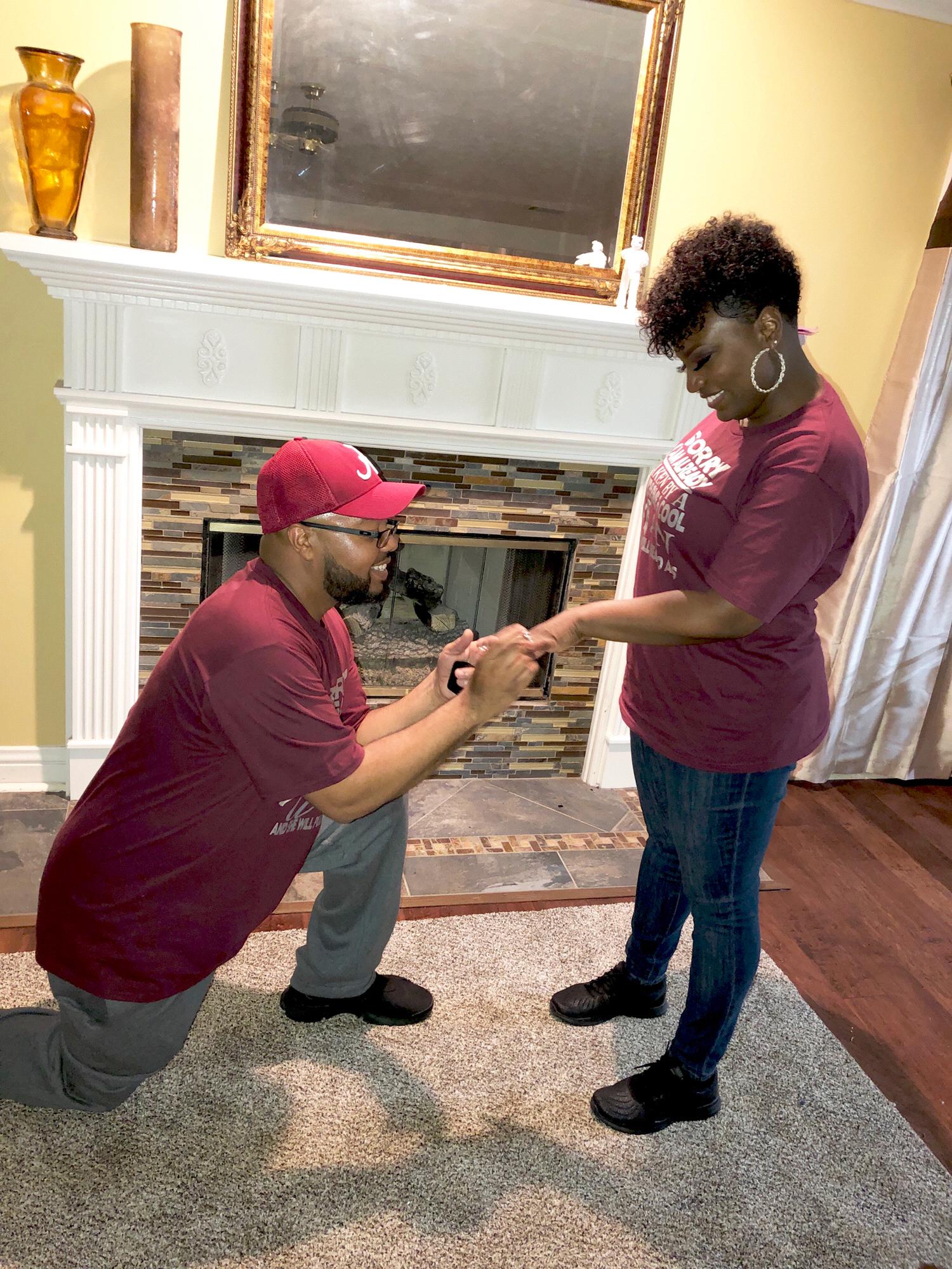 He proposed 💍
