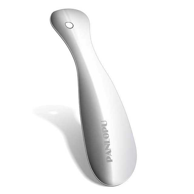 PANLOPU Metal Shoe Horn 7.5Inch Portable Quality Stainless Steeln Shoe Horn Fashion Travel