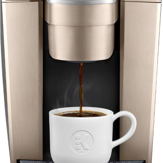 Keurig - K-Elite Single-Serve K-Cup Pod Coffee Maker - Brushed Gold