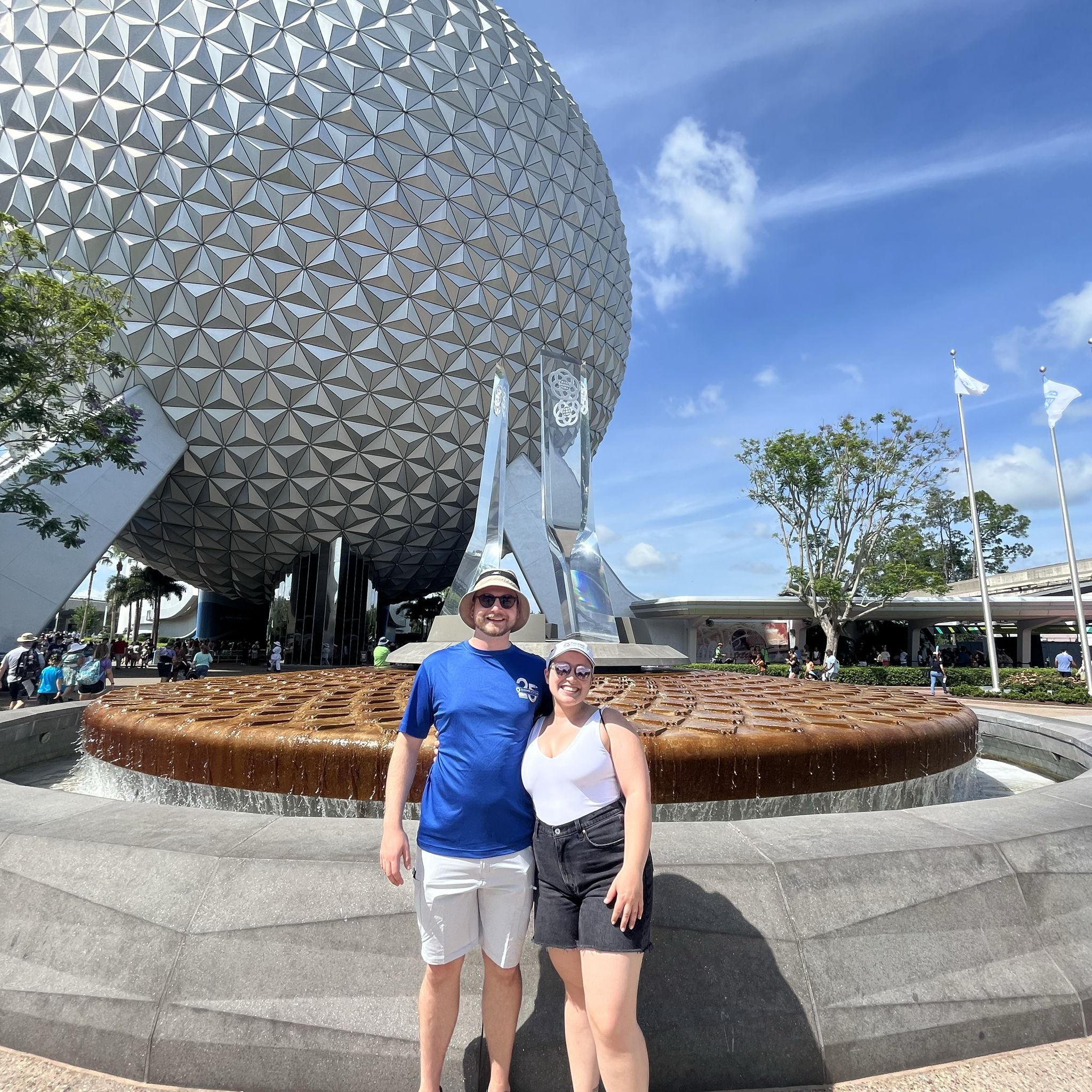 Gabe & Alyssa in Epcot! This was Gabe's first time in Disney.
June 2023