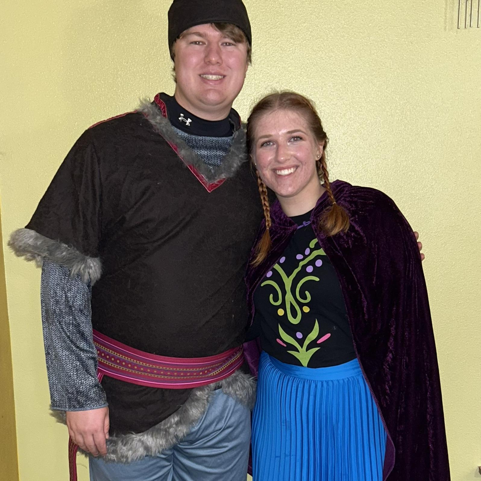 Kristoff & Anna are so us (Bonnie was Olaf)