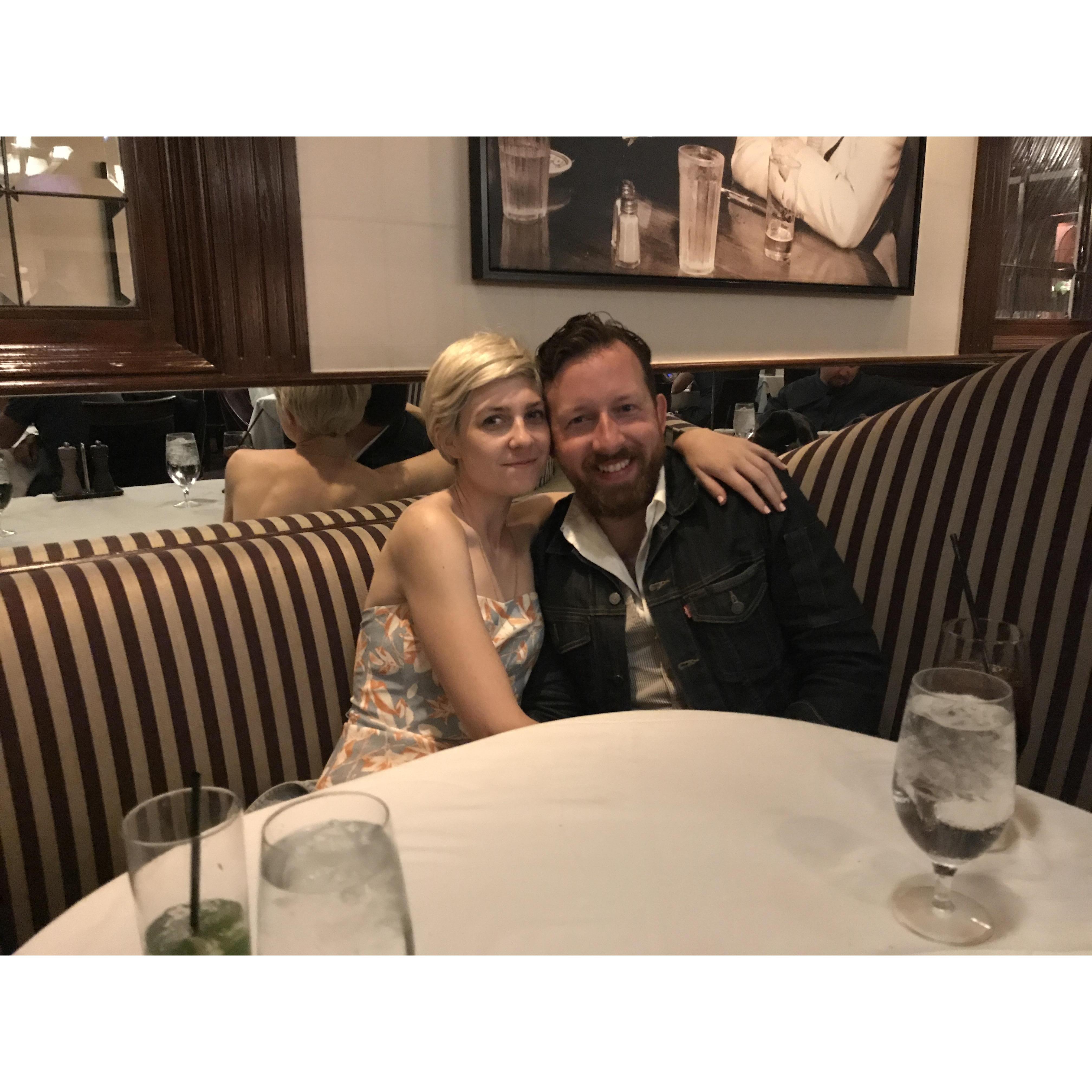 Steakhouse 55 for a surprise dinner!