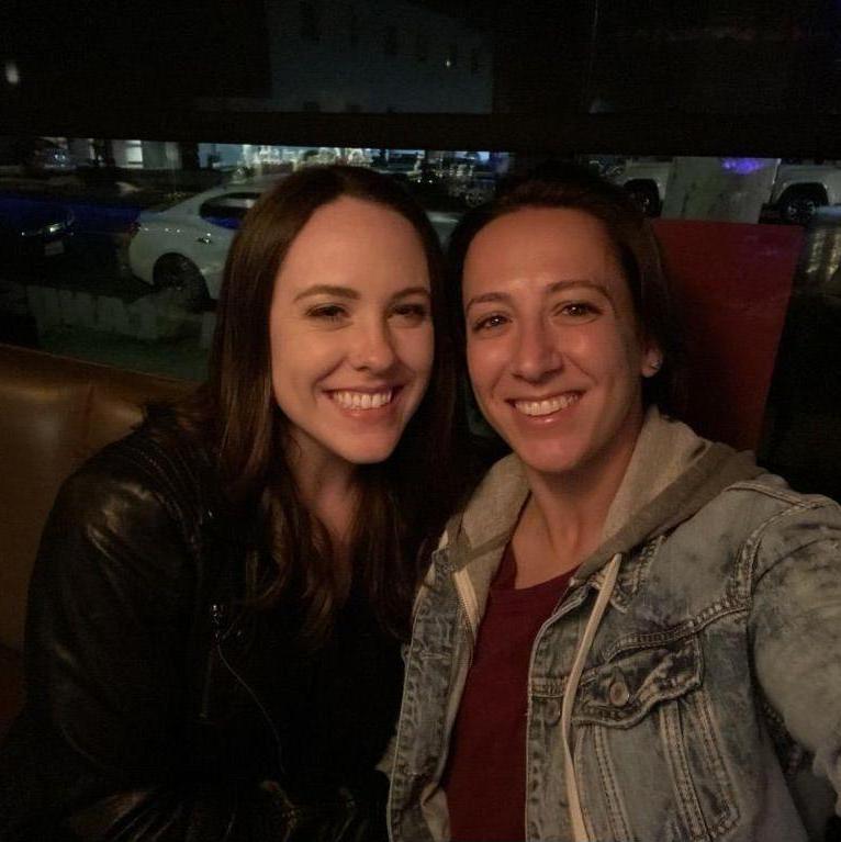 A few weeks after our first date... the night we made things "official".