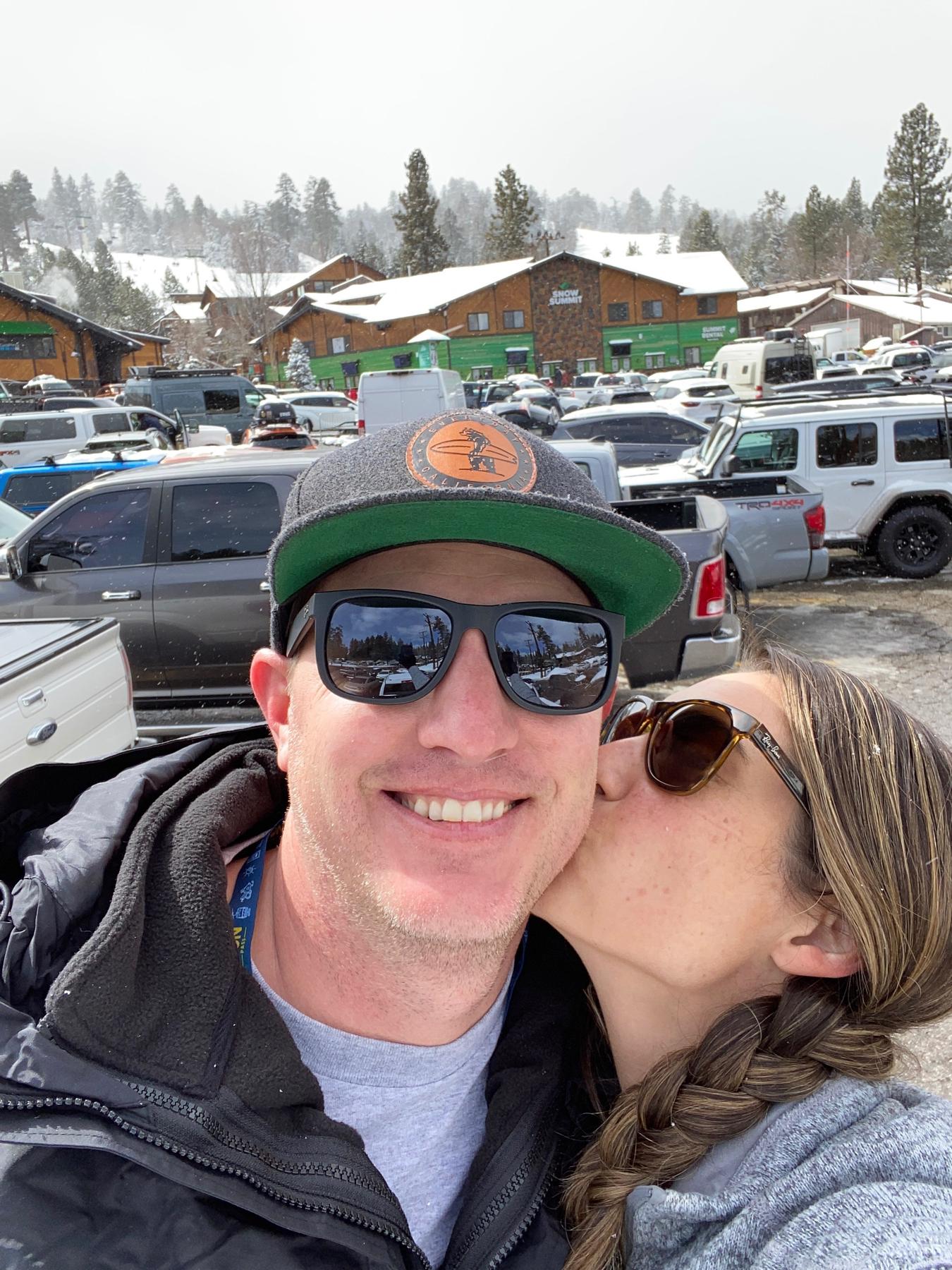 Snowboarding at Snow Summit in Big Bear