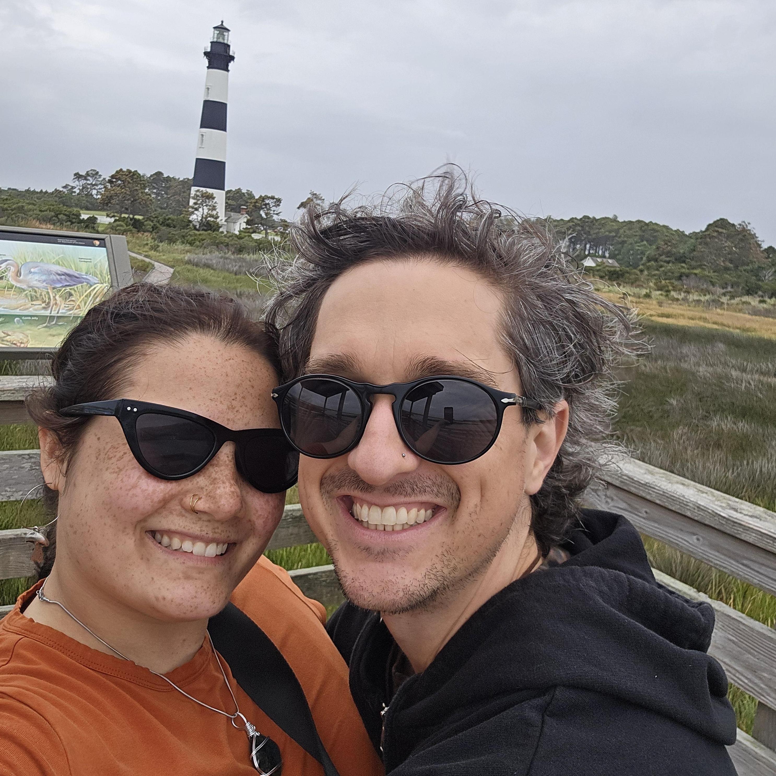 The final leg of our engagement trip at Bodie Island Lighthouse in Outer Banks, NC