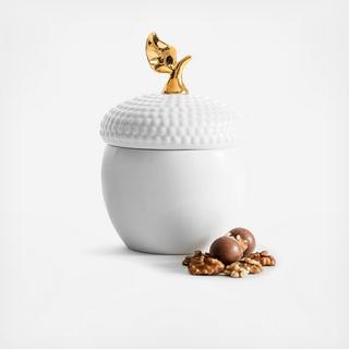 Holiday Acorn Jar
