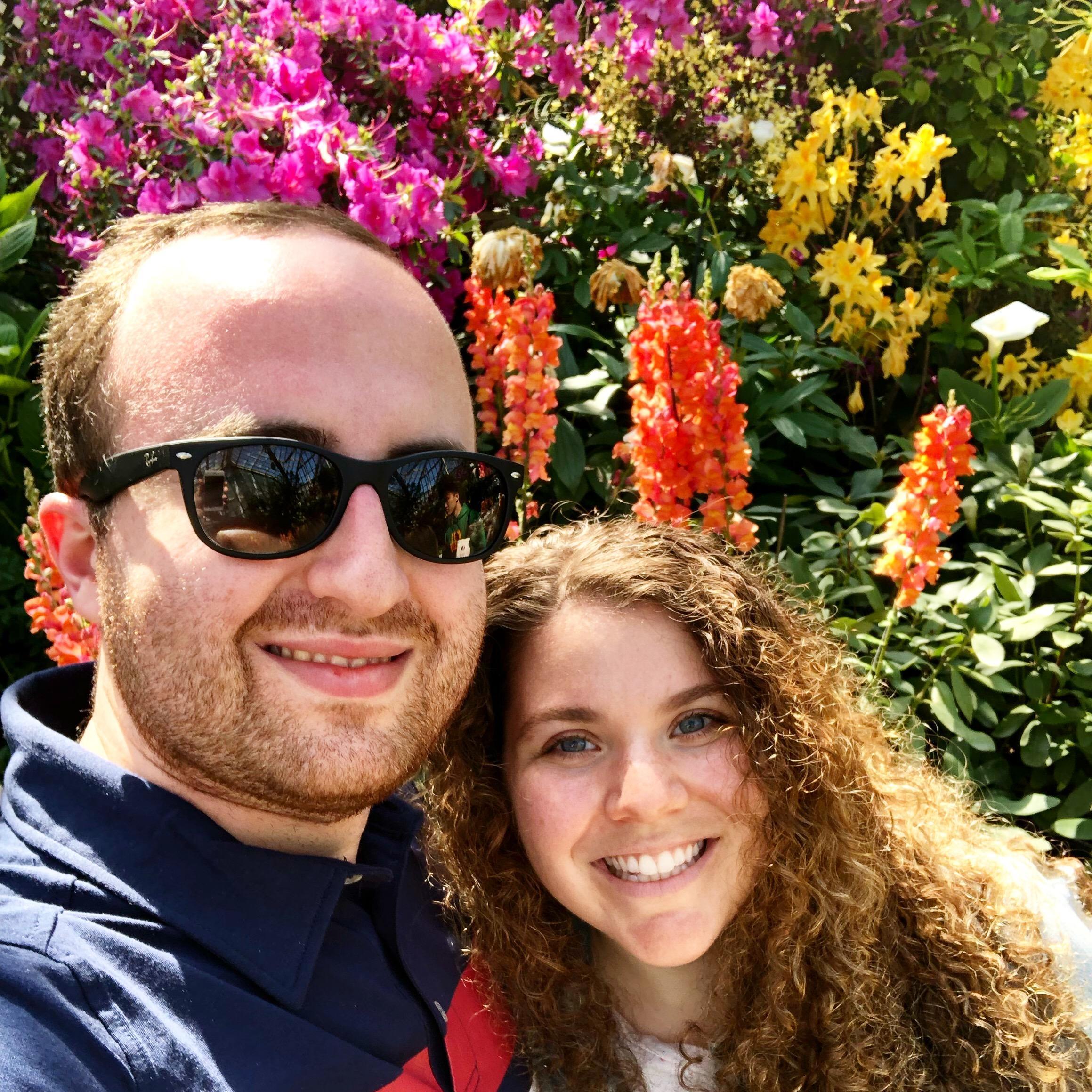Step 1 study break at the Lincoln Park Conservatory