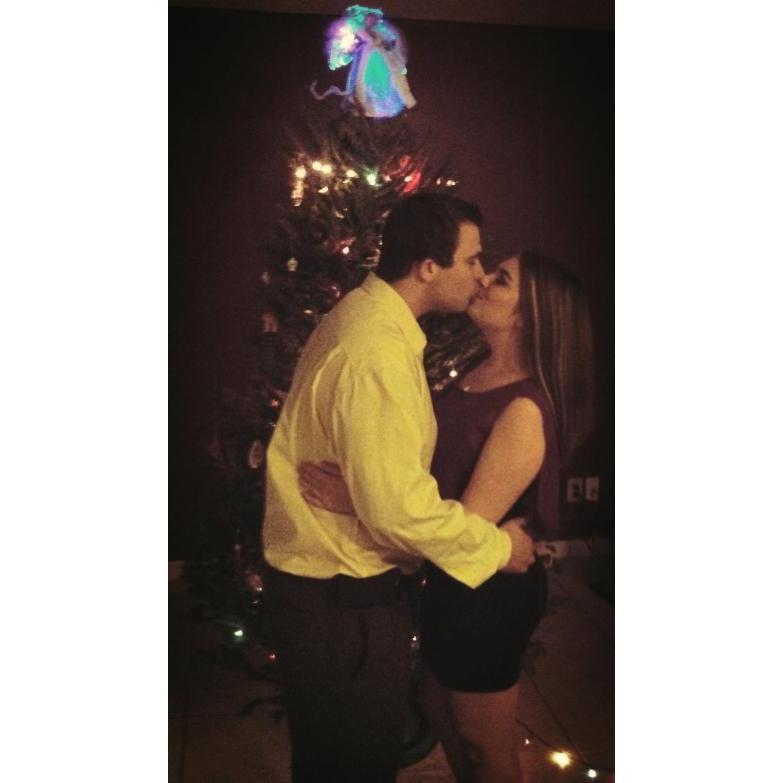 Our first Christmas living together - and our first tree