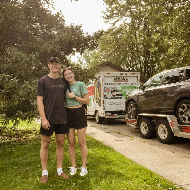 Moving Kyrian to from Michigan to Massachusetts - the beginning of our long-distance relationship