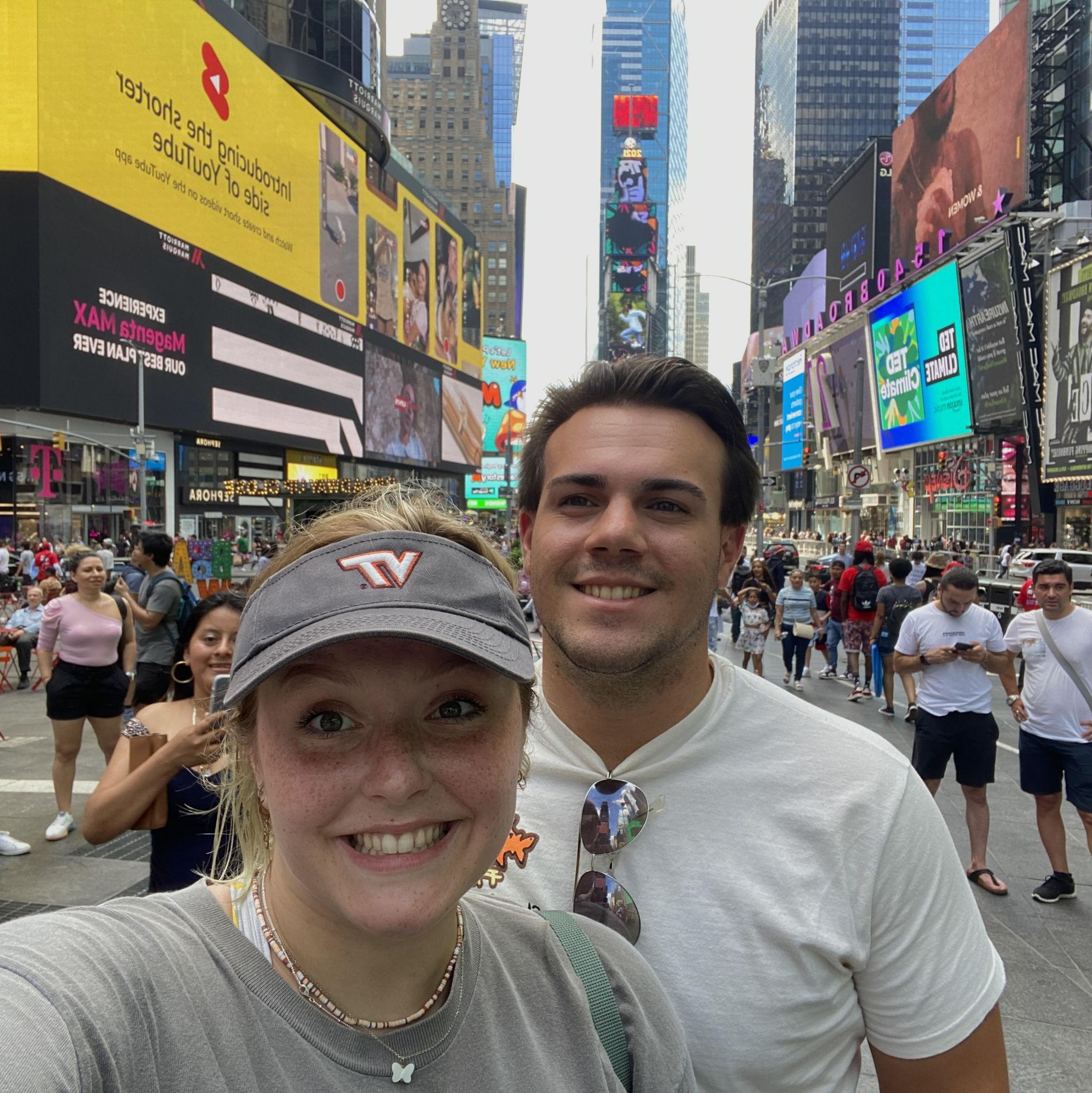 08/14/2021- First time visiting Times Square together