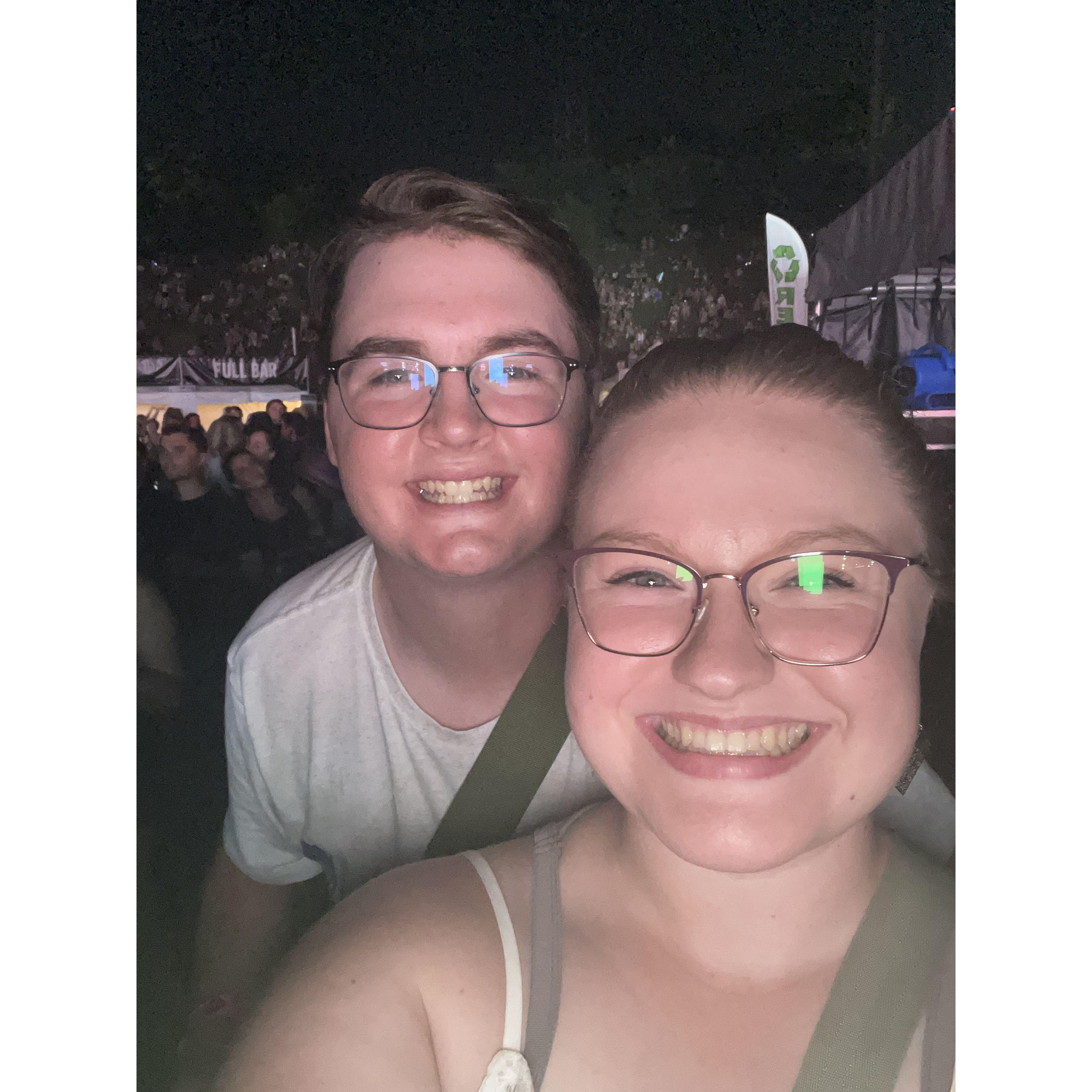 Our first music festival