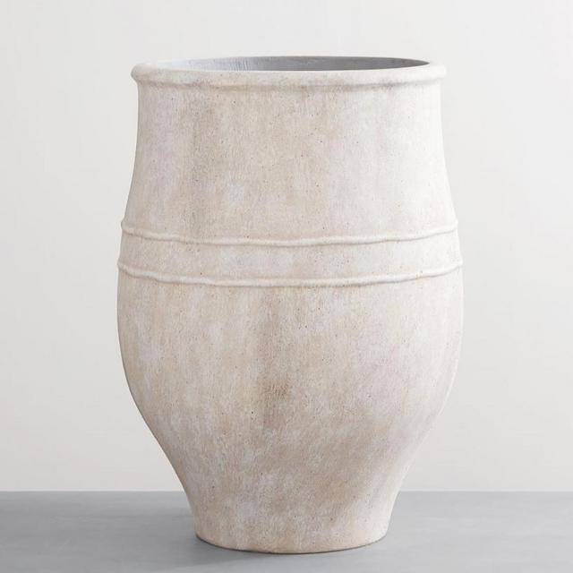 Pottery Barn Sienna Cement Outdoor Planter