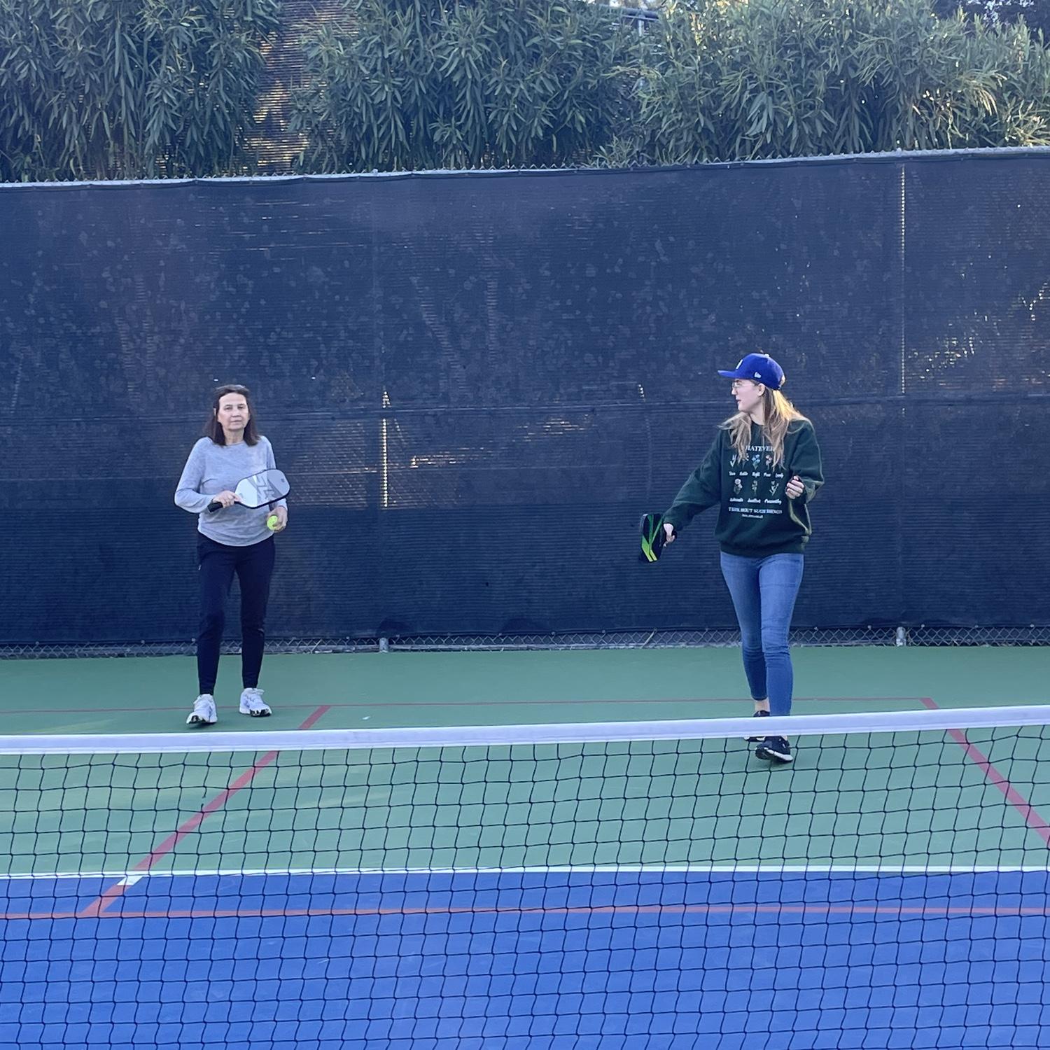 Pickleball with the Dubeis!