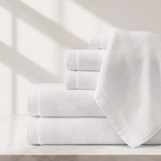 Egyptian Cotton 6-Piece Soft Border Towel Set