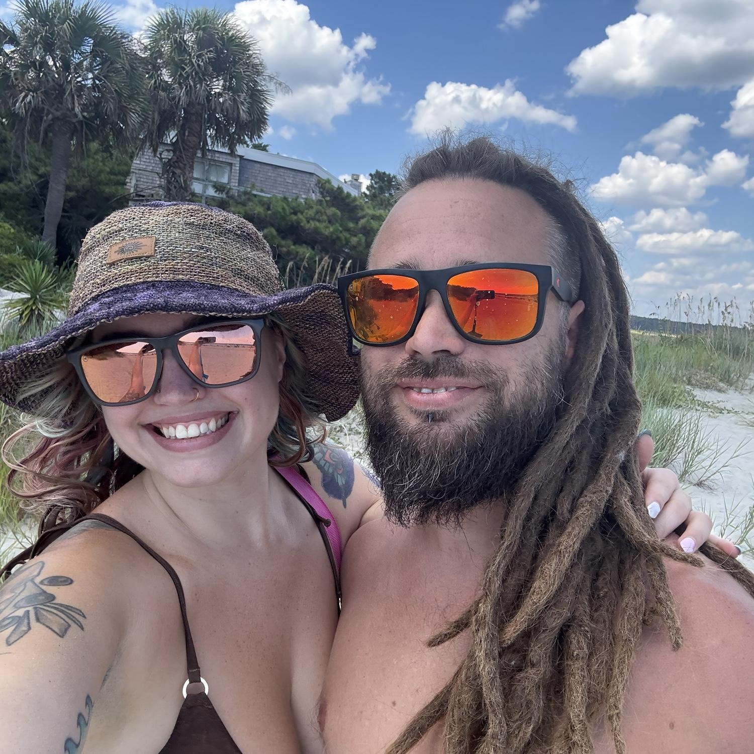 Immediate post engagement selfie. Official first photo of us engaged!!!