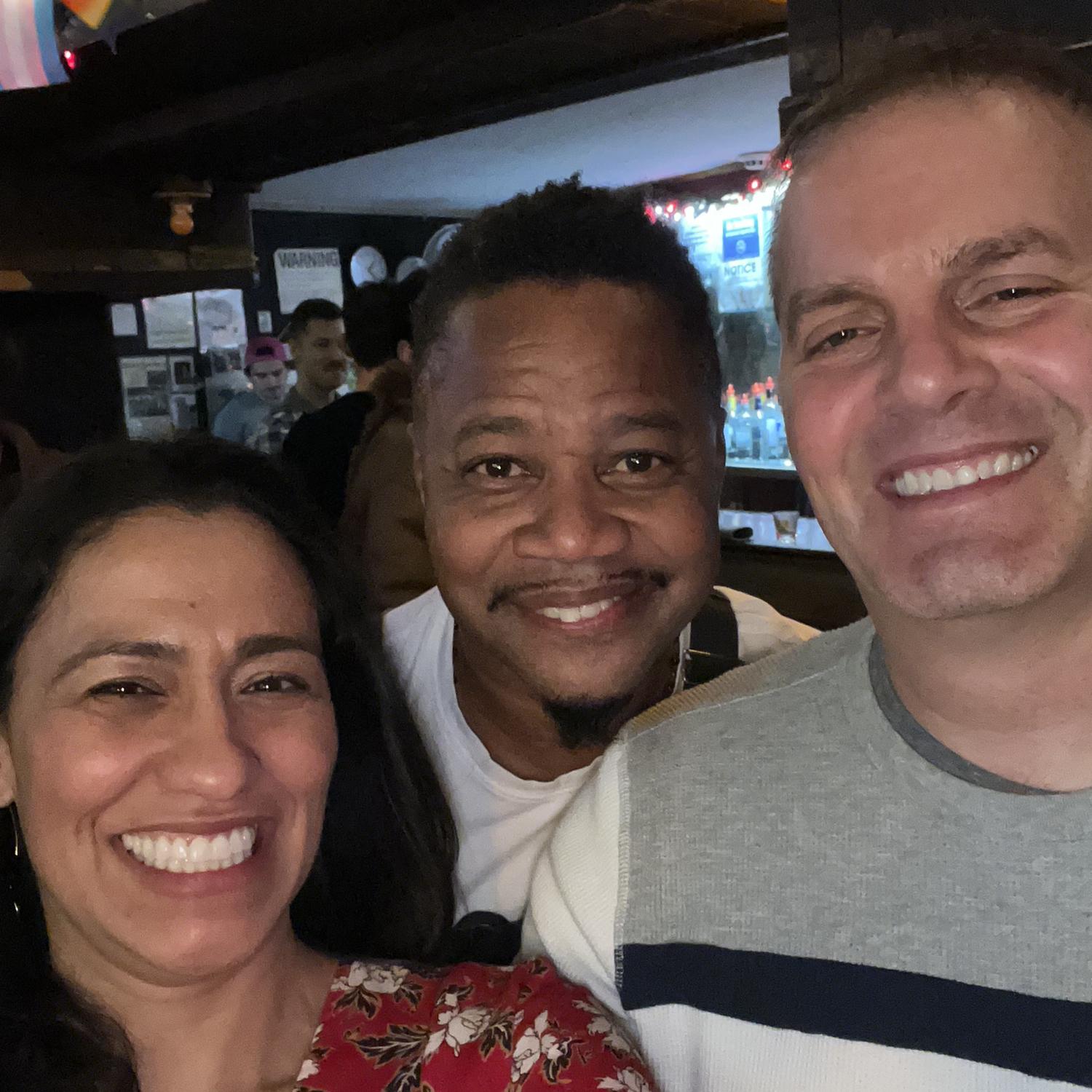 Getting photo bombed by Cuba Gooding Jr. - Marie’s Crisis Cafe- Greenwich Village 2023