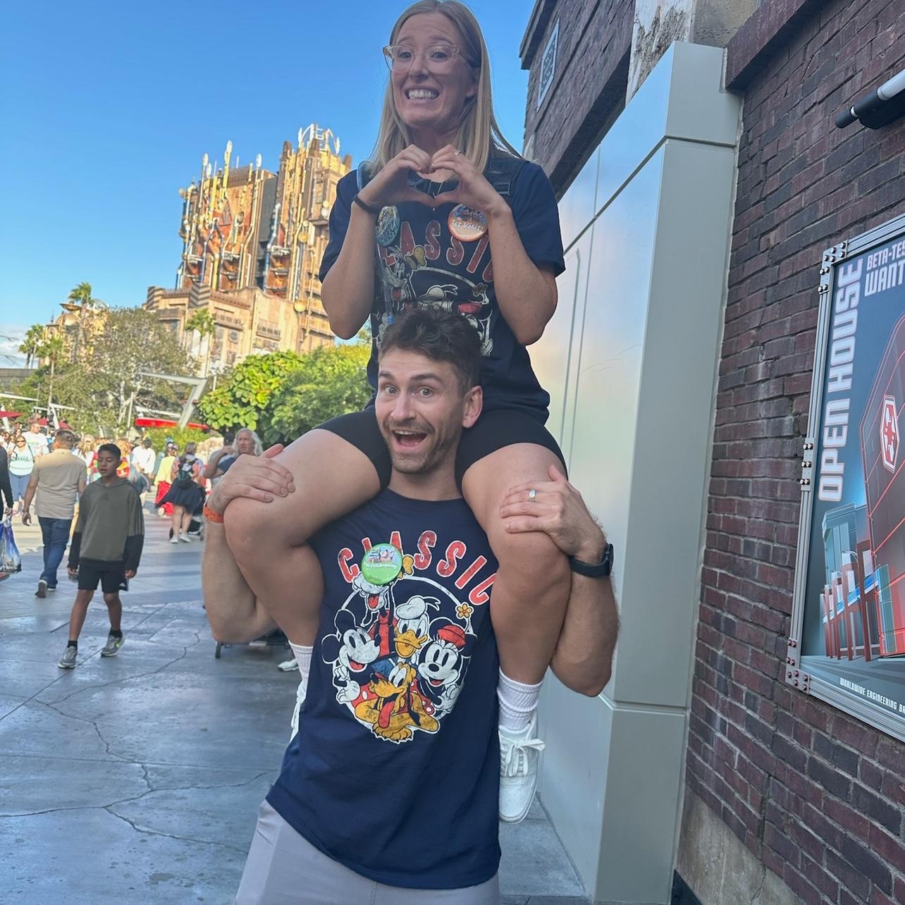 WERE GOING TO DISNEYLAND!!
Sierra: “please don’t drop me”