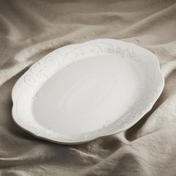 Lenox, French Perle Oval Serving Platter | Zola