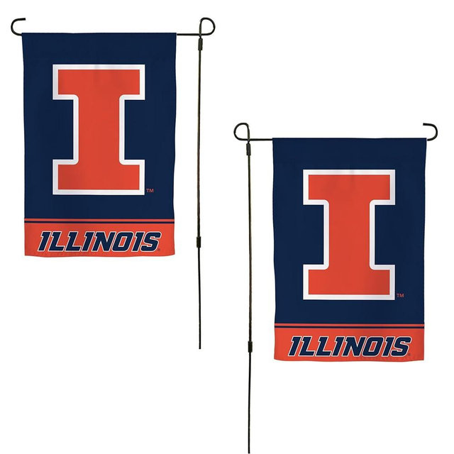 Desert Cactus University of Illinois UI Garden Flag – 19 x 12 Inch Illinois Illini Banner, for Outdoor Display and Events (Design B)