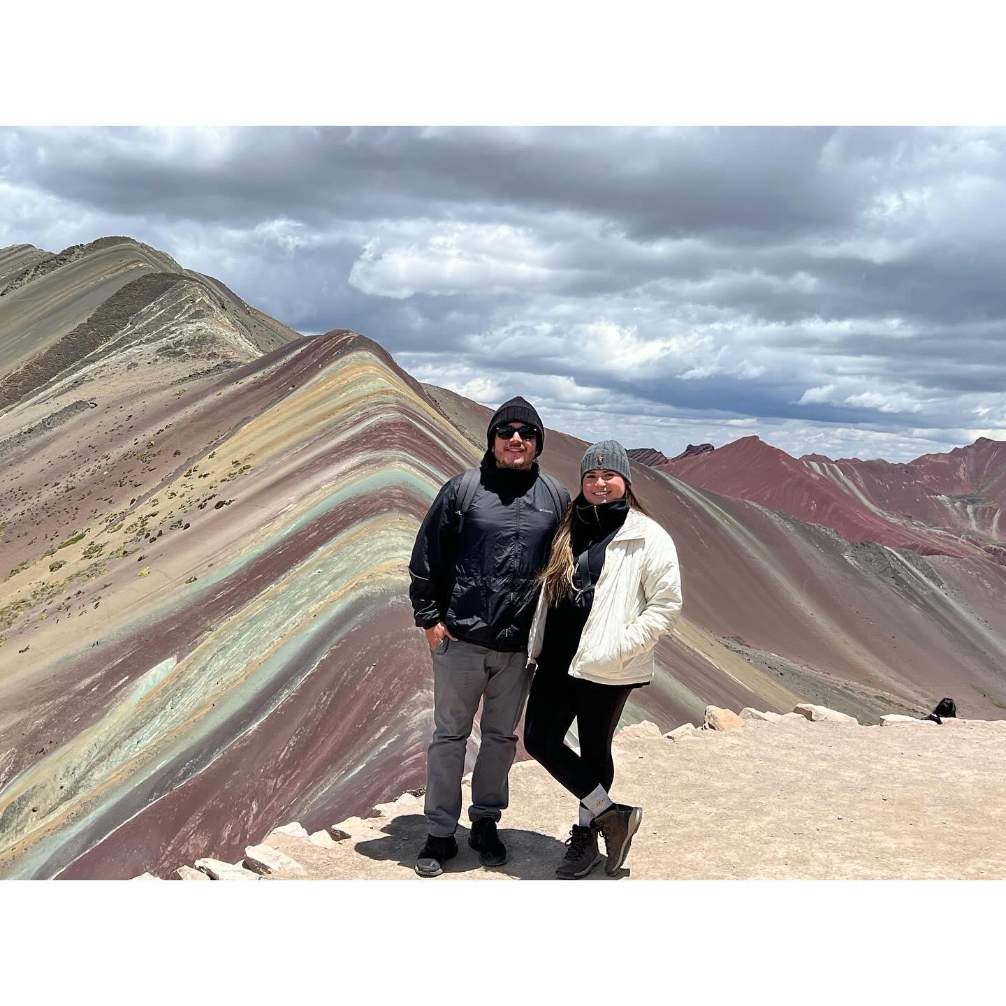 Days before we got engaged in Peru
