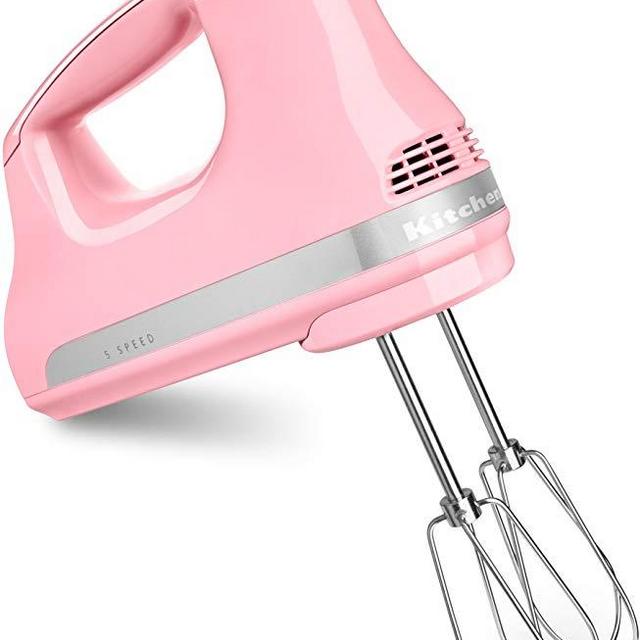 KitchenAid KHM512GU Ultra Power 5-Speed Hand Mixer, Guava Glaze