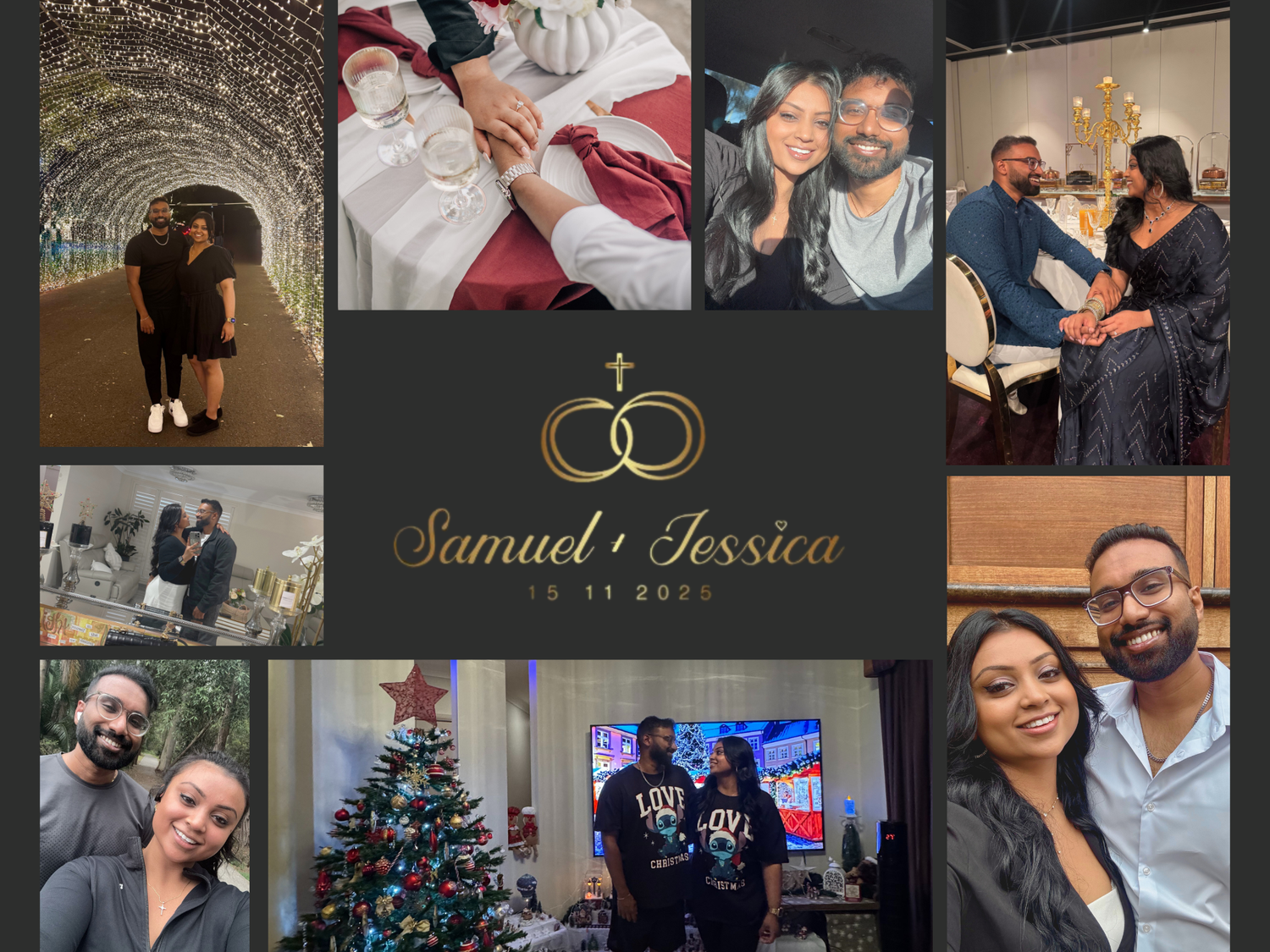 The Wedding Website of Samuel Abraham and Jessica Datt