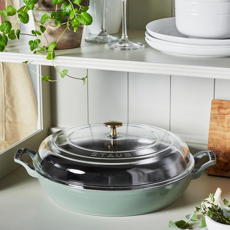 Buy Staub Cast Iron Cocotte with glass lid