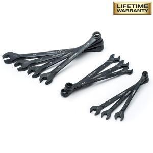 Metric Long-Pattern Universal Combination Wrench Set (10-Piece)