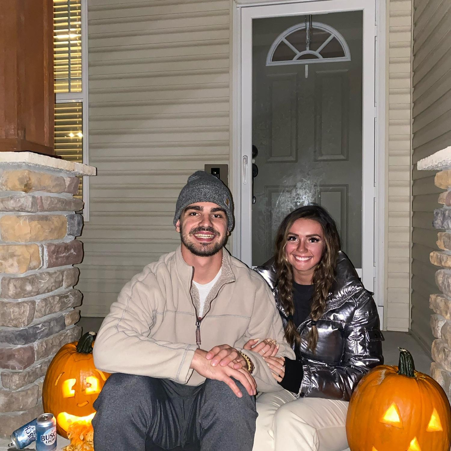 First Halloween together and both had CO-VID19 - October 2020