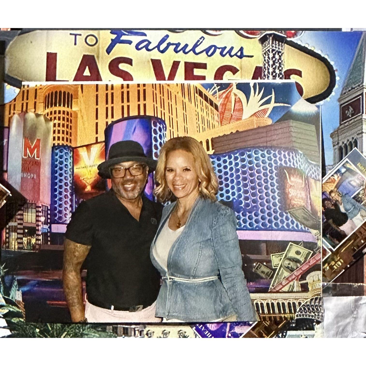 July - Hitting the high notes with New Edition in Las Vegas!