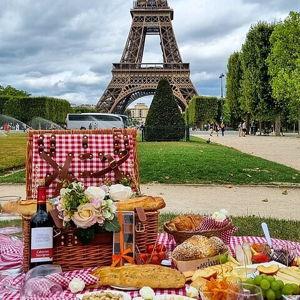 Picnic at the Eiffel Tower, Paris