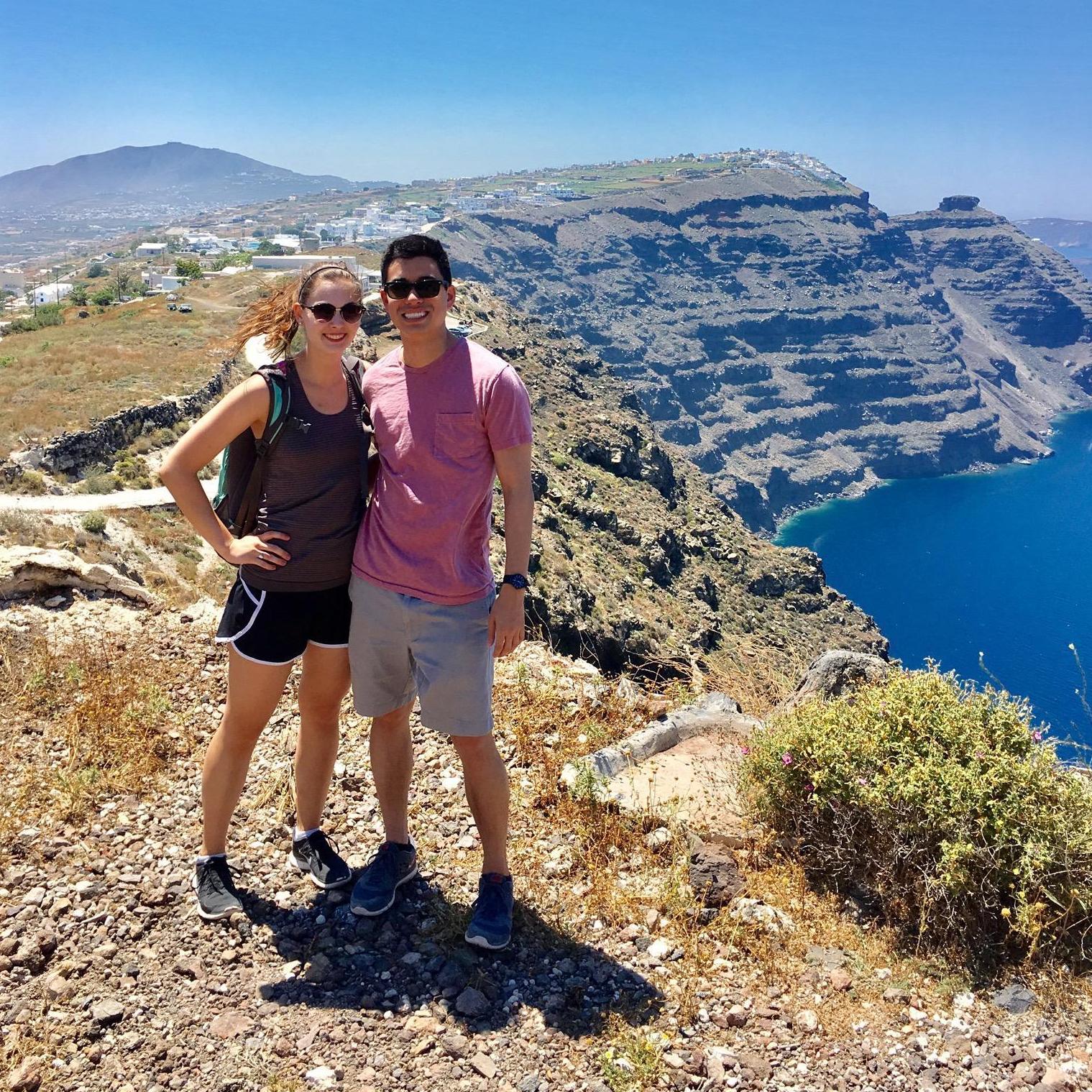 Santorini hike!