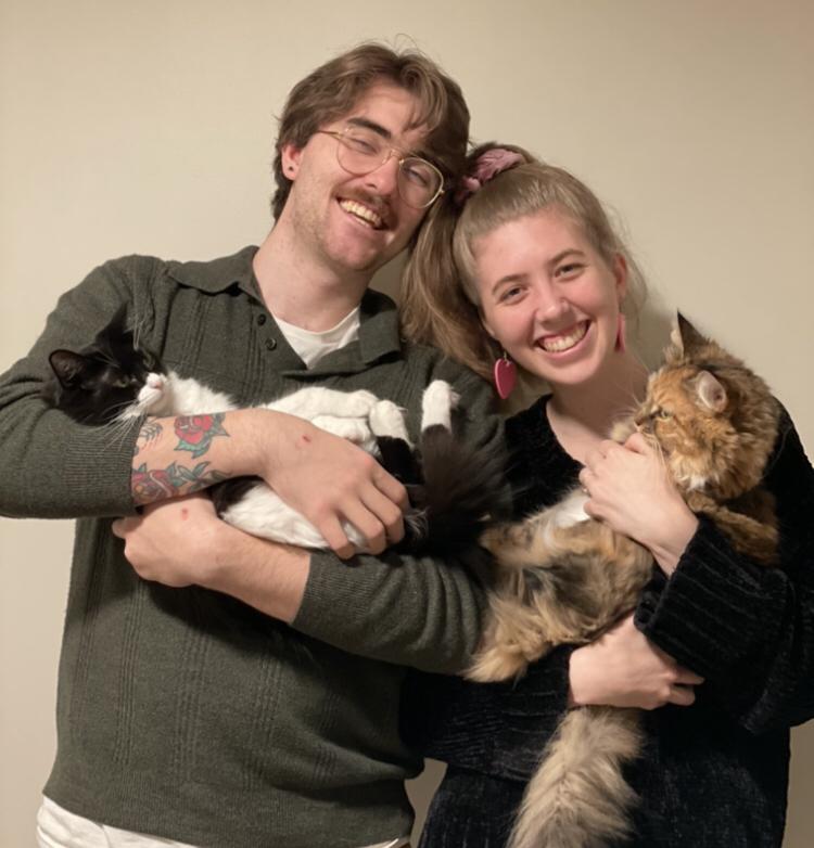 The time we tried to take a Holiday photo with our cats.