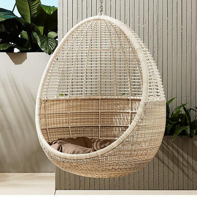 Pod Hanging Chair with Cushion