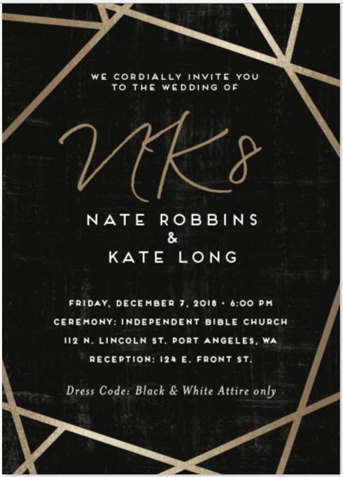 The Wedding Website of Kate Long and Nate Robbins