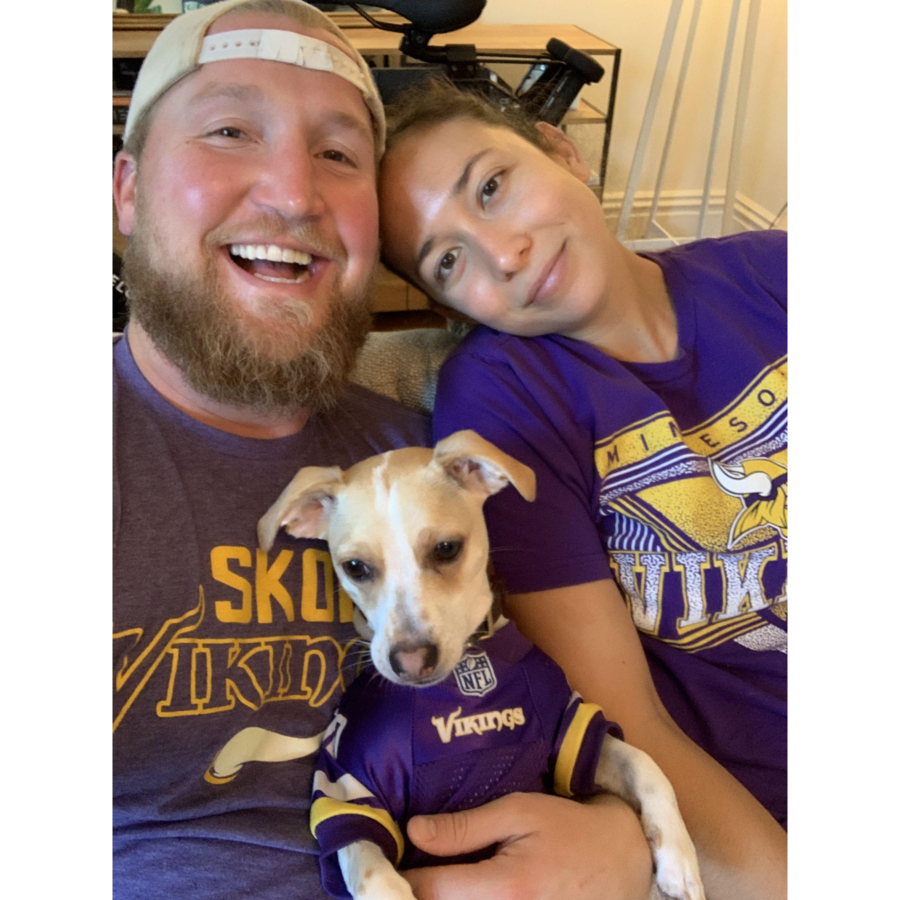 Go Vikings! (We lost this game. Classic)