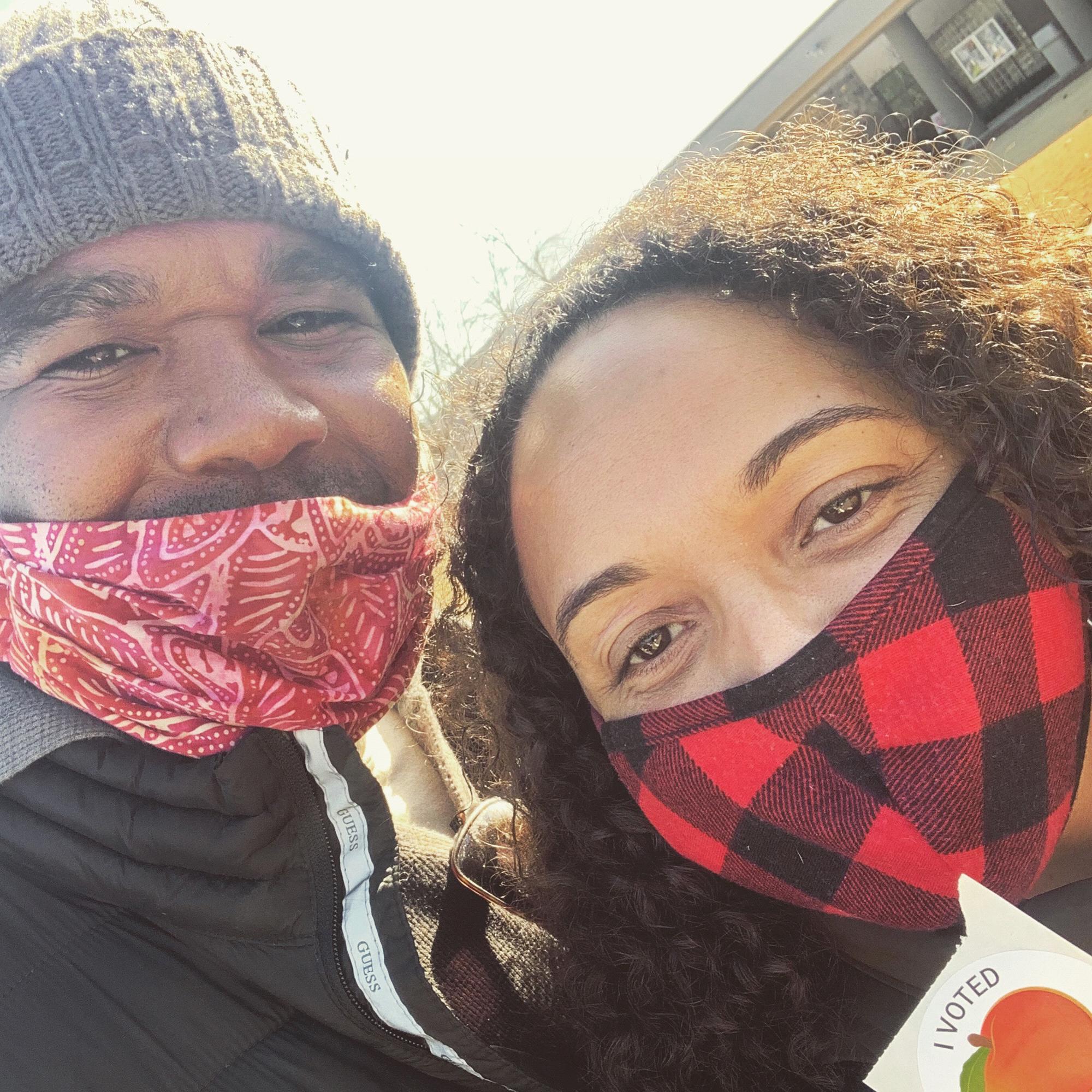 Both of us are now officially Georgia residents and voters!