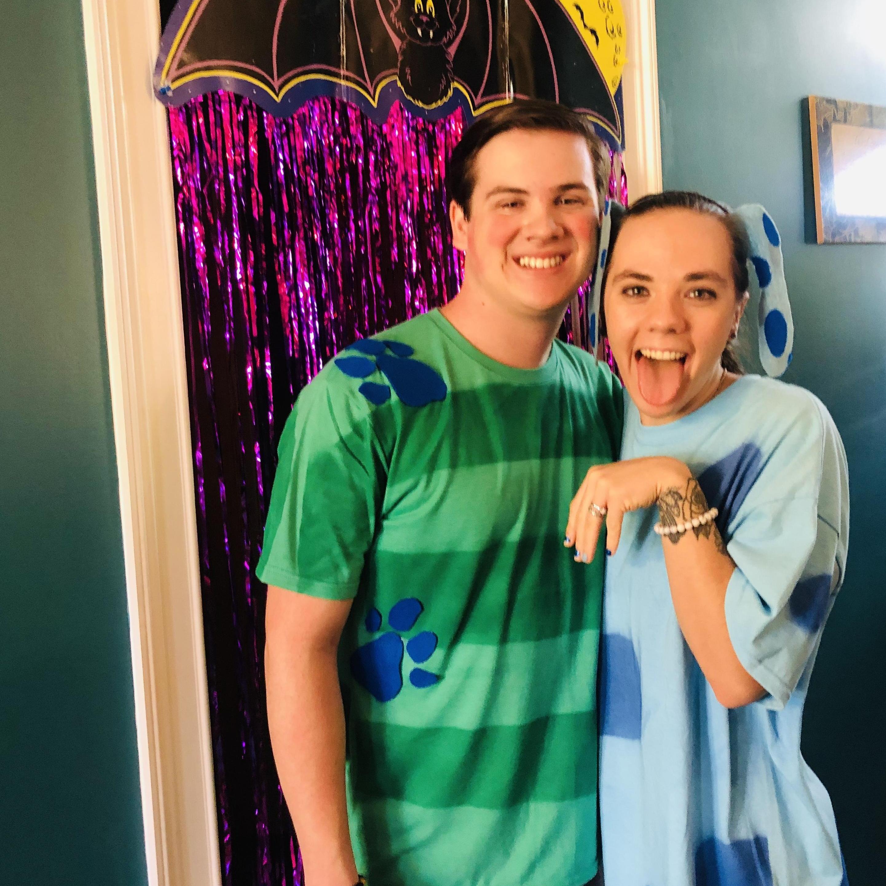 Halloween 2019: Steve + Blue.