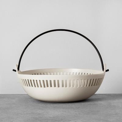 Product description page - Cutout Bowl with Handle - Cream - Hearth & Hand™ with Magnolia