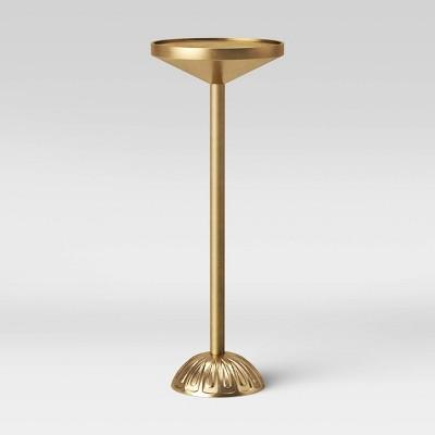 Catalana Round Figural Metal Drink Table Brass - Opalhouse™