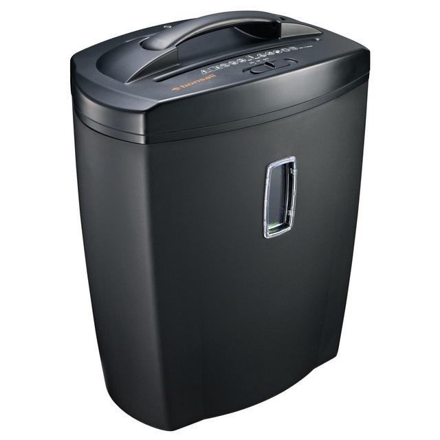 Bonsaii DocShred C156-D 12-Sheet Cross-Cut Paper/CD/Credit Card Shredder with 5.5 Gallon Wastebasket Capacity and Window