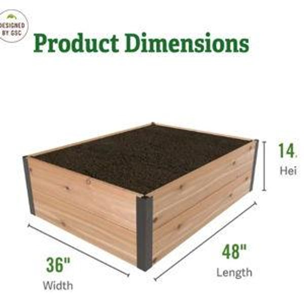 Raised garden bed 3X4 foot