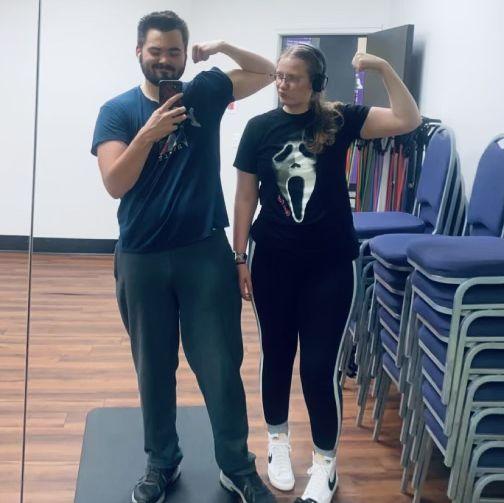 Us gettin swole.