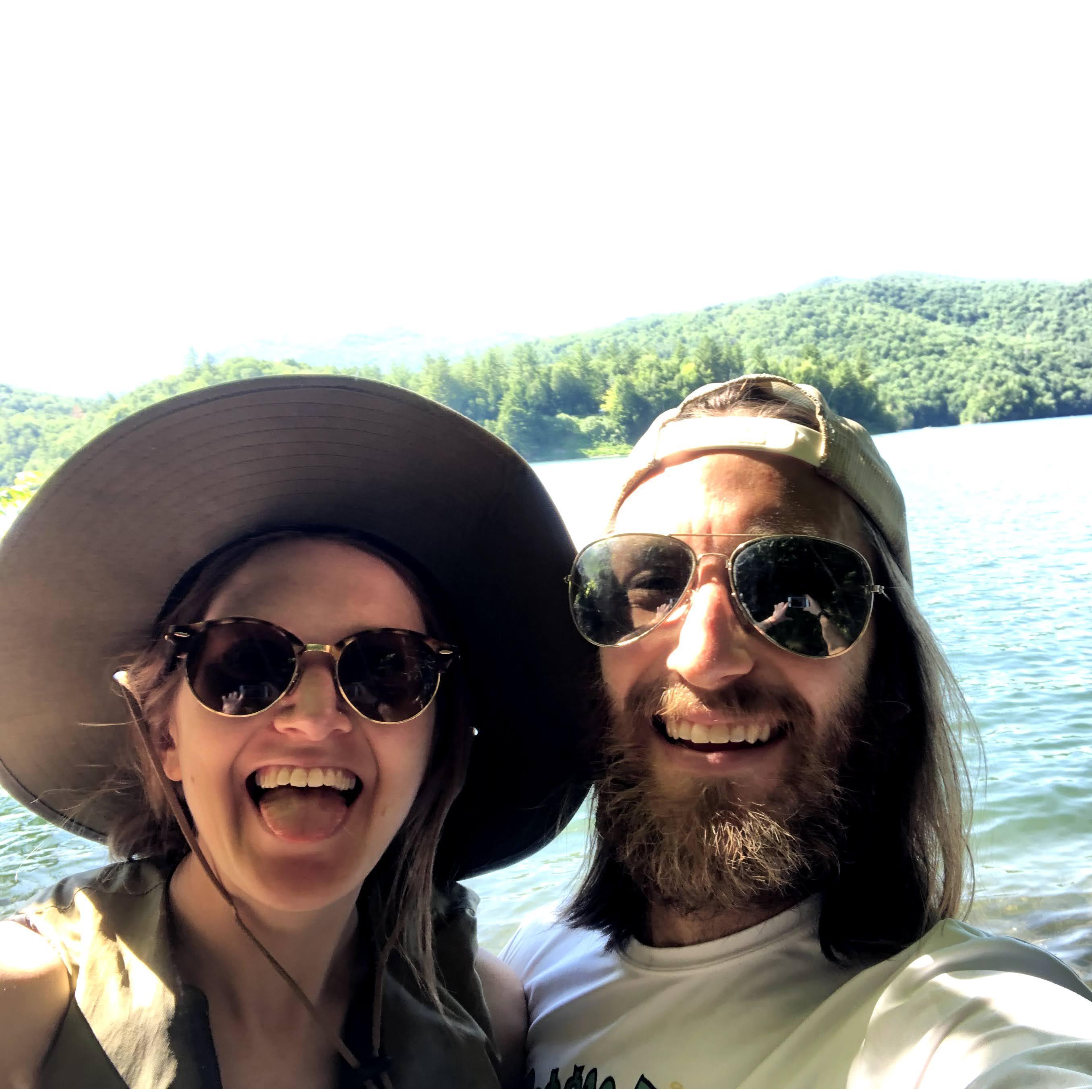Canoeing at the Waterbury Reservoir.
