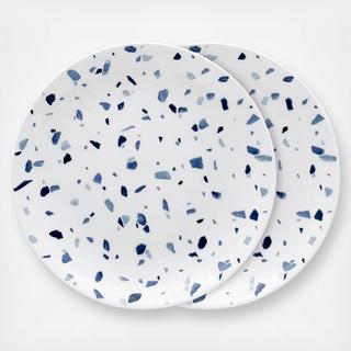 Terrazzo Azzurro Salad Plates, Set of 2