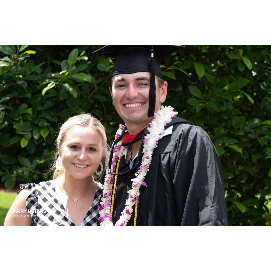 Connor's college graduation